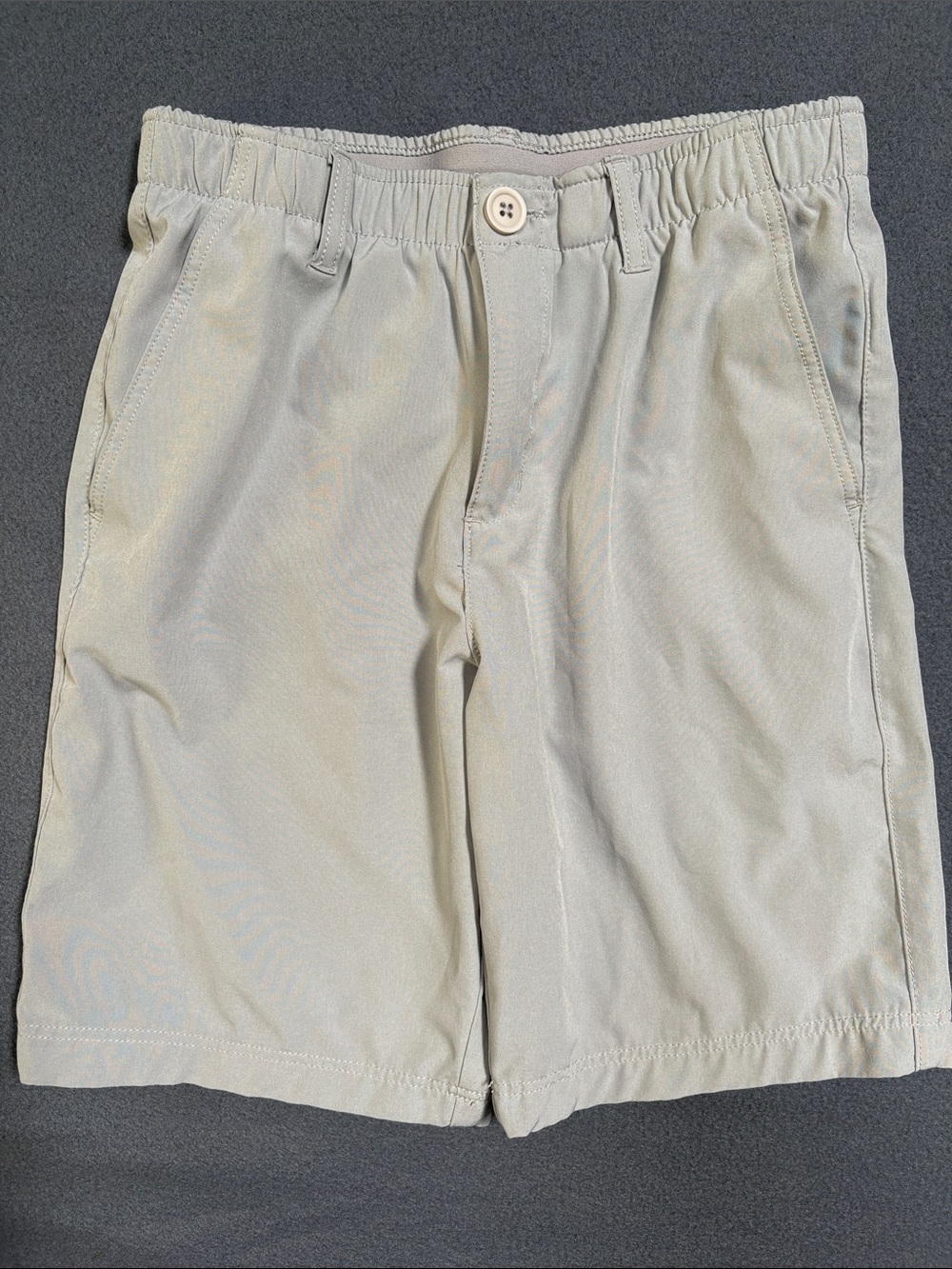 Youth Boys Gray Rorie Whelan Golf Shorts Large